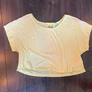 Yellow VS crop top